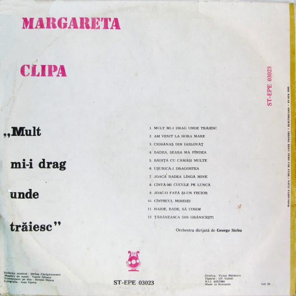 Margareta Clipa - Mult Mi-i Drag Unde Trăiesc [2]
