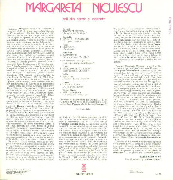 Margareta Niculescu - Arii Din Opere Și Operete [2]