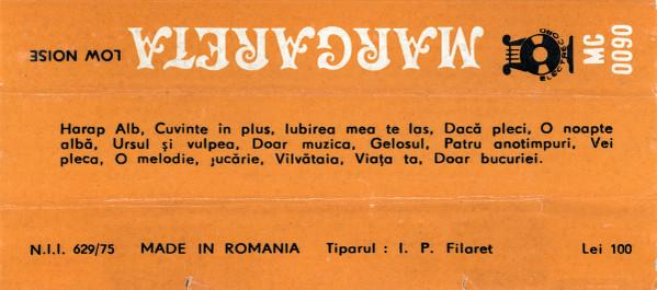 Margareta Pâslaru - Margareta, (Casetă Audio) [2]