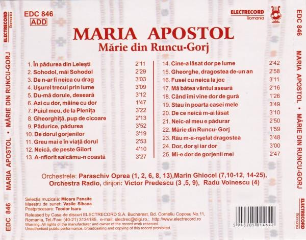 Maria Apostol - Mărie Din Runcu-Gorj [2]
