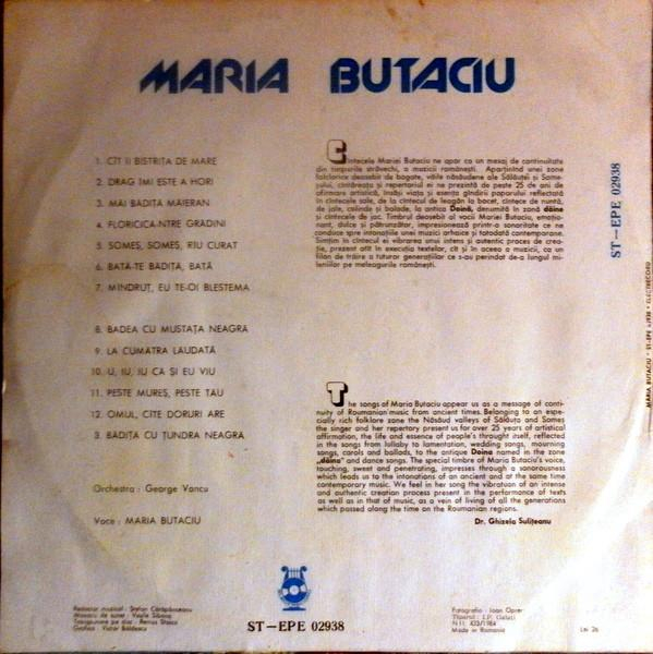 Maria Butaciu - Cît Îi Bistrița De Mare [2]
