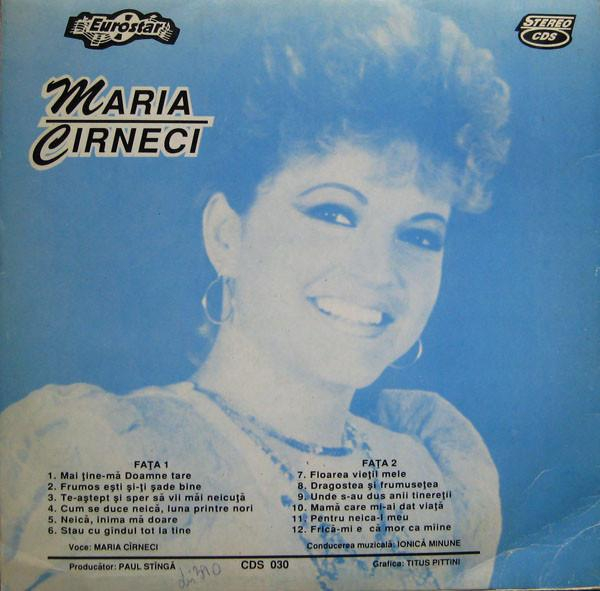 Maria Cîrneci - Cîntece De Petrecere, (Disc Vinil) [2]