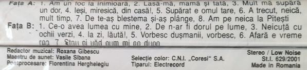 Maria Cîrneci - De N-ar Fi Dorul Pe Lume (Caseta Audio) [2]