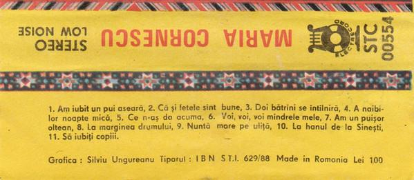 Maria Cornescu - Am Un Puișor Oltean (Caseta Audio) [2]