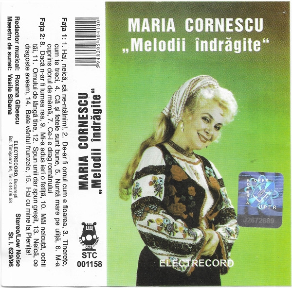 Maria Cornescu - Melodii Îndrăgite [2]