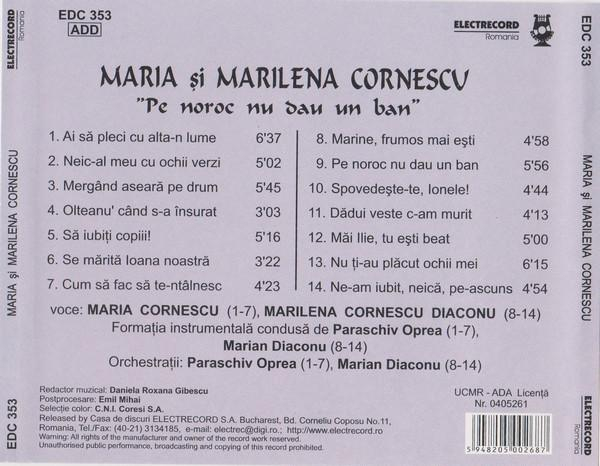 Maria Cornescu - Pe Noroc Nu Dau Un Ban [2]