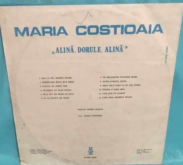 Maria Costioaia - Alină, Dorule, Alină (Disc Vinil) [2]