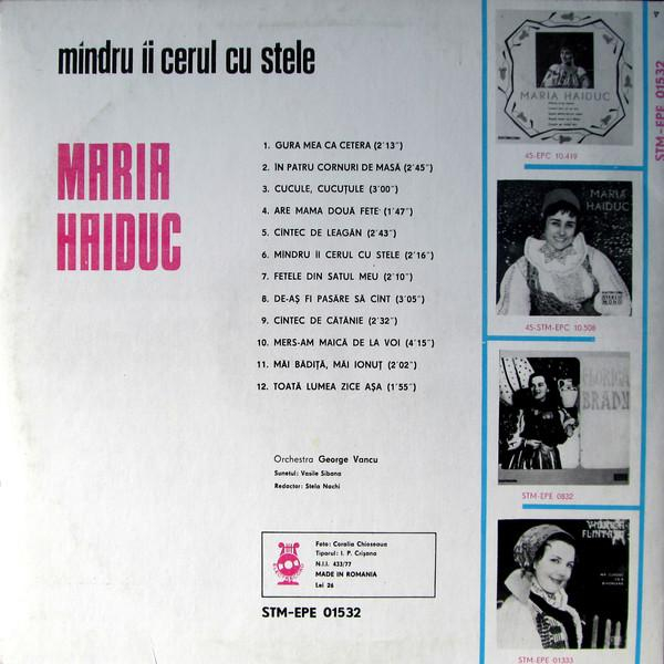 Maria Haiduc - Mîndru Îi Cerul Cu Stele [2]