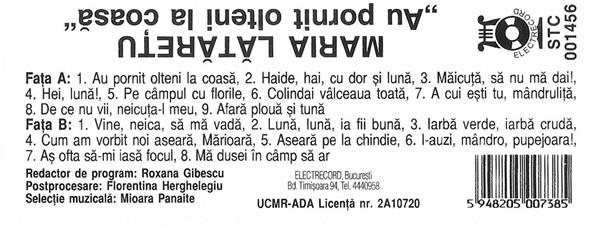 Maria Lătărețu - Au Pornit Olteni La Coasă [2]