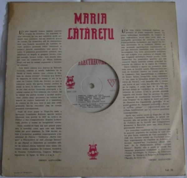 Maria Lătărețu - Maria Lătărețu (Disc Vinil) [2]