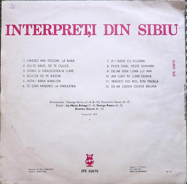 Maria Lia Bologa - Interpreți Din Sibiu [2]