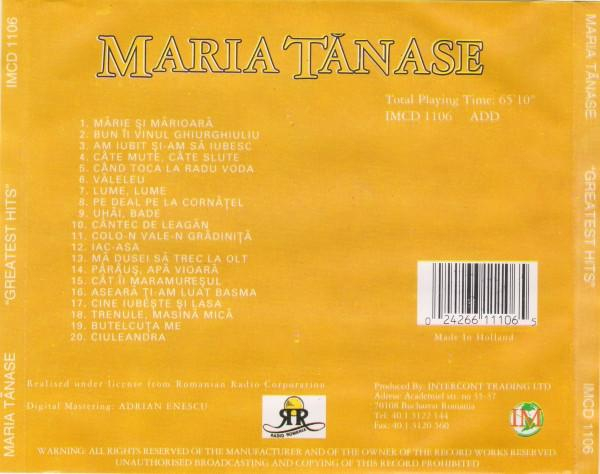 Maria Tănase - Greatest Hits, (CD) [2]