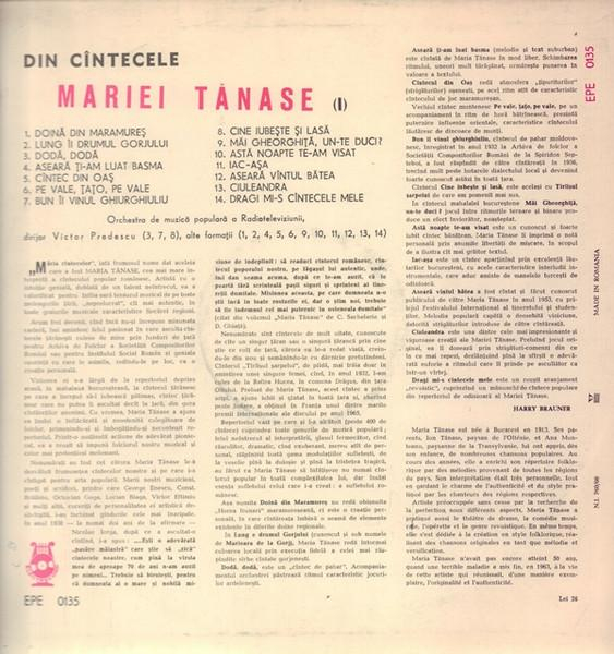 Maria Tănase - Maria Tănase I [2]