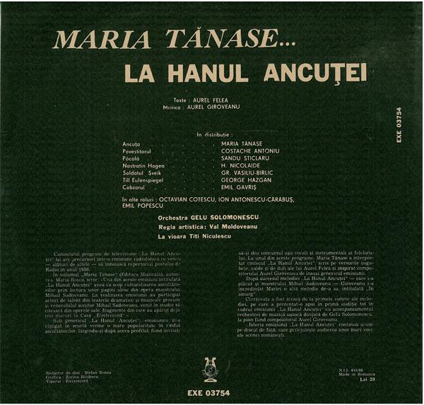 Maria Tănase - Maria Tănase La Hanul Ancuței [2]