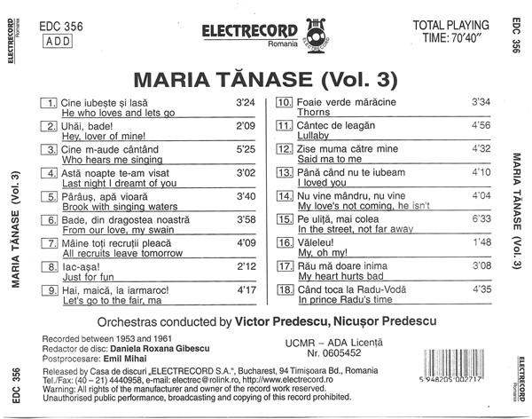 Maria Tănase - Maria Tănase (Vol. 3) [2]