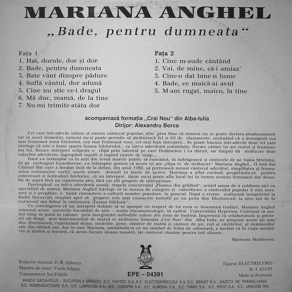 Mariana Anghel - Bade Pentru Dumneata [2]