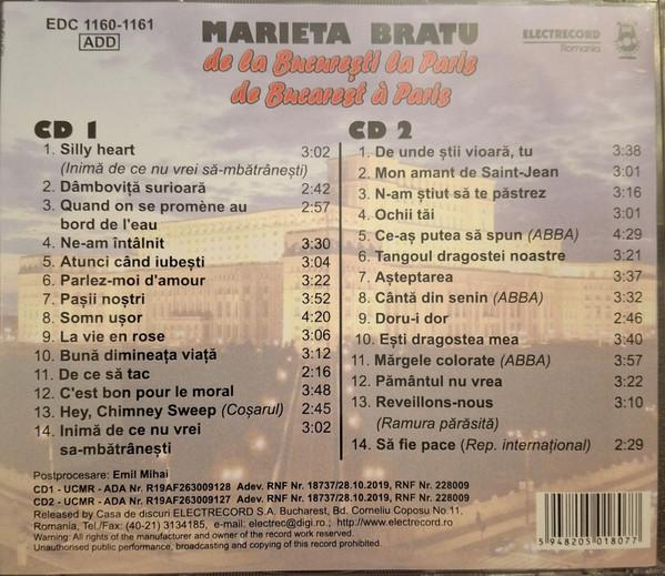 Marieta Bratu - De La București La Paris (De Bucharest A Paris) [2]