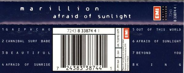 Marillion - Afraid Of Sunlight, (Casetă Audio) [2]