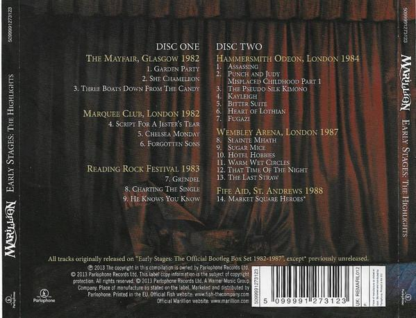 Marillion - Early Stages: The Highlights (The Official Bootleg Collection 1982-1988) [2]