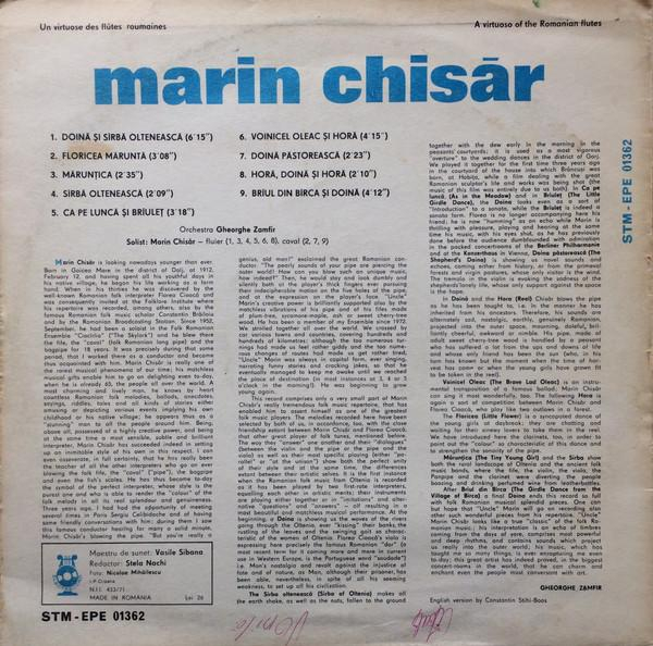 Marin Chisăr - Un Virtuose Des Flûtes Roumaines = A Virtuoso Of The Romanian Flutes (Disc Vinil) [2]