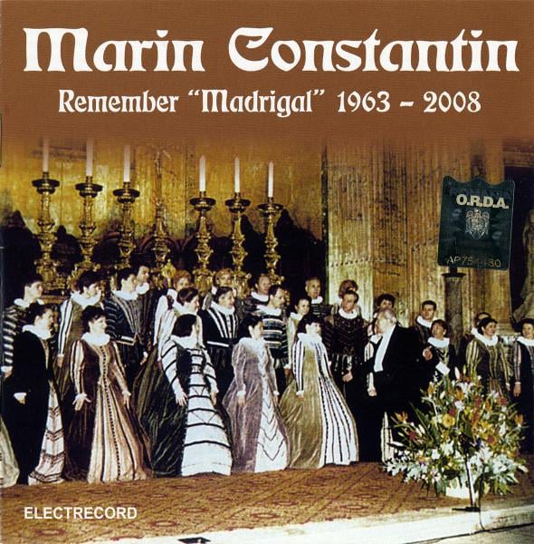Marin Constantin - Remember "Madrigal" 1963 - 2008, (CD) [1]