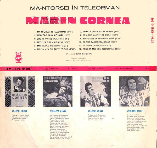 Mărin Cornea - Mă-ntorsei În Teleorman [2]