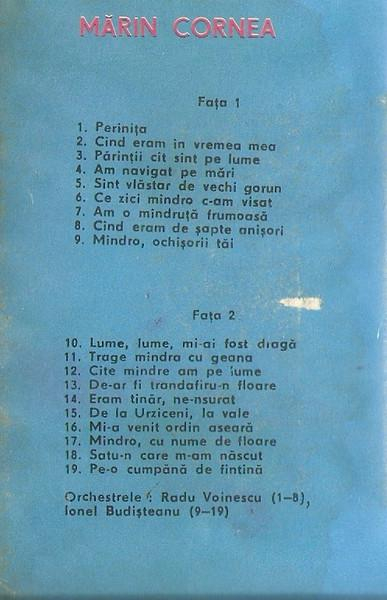 Mărin Cornea - Perinița (Caseta Audio) [2]