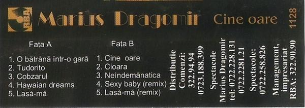 Marius Dragomir - Cine Oare , (Casetă Audio) [2]