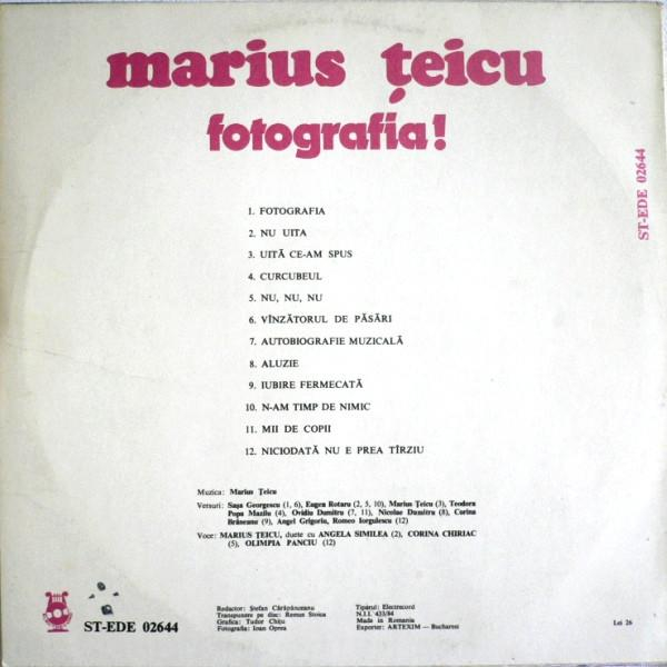 Marius Țeicu - Fotografia !, (Disc Vinil) [2]