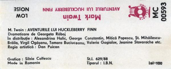 Mark Twain - Aventurile Lui Huckleberry Finn, (Casetă Audio) [2]