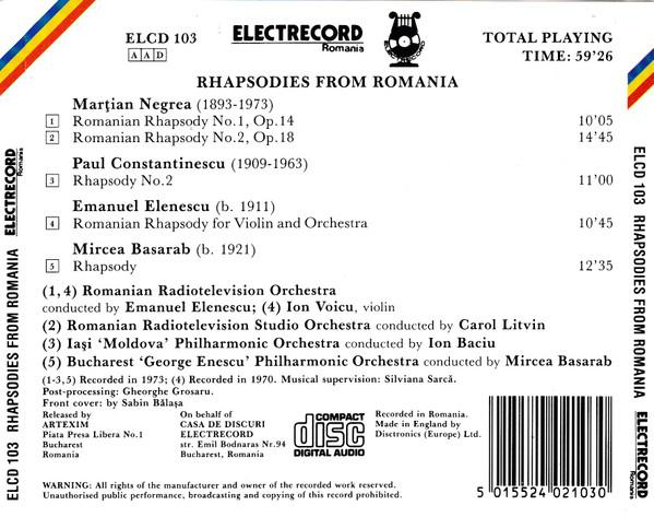 Marțian Negrea - Rhapsodies From Romania [2]