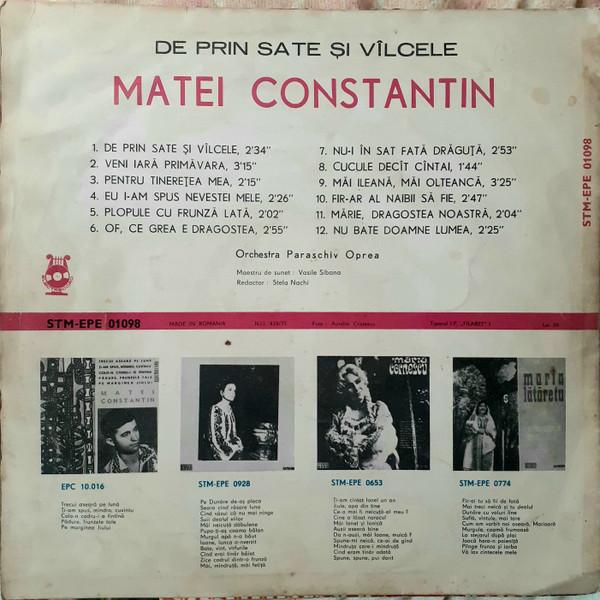 Matei Constantin - De Prin Sate Și Vîlcele [2]