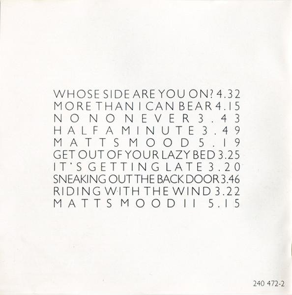 Matt Bianco - Whose Side Are You On (CD) [2]