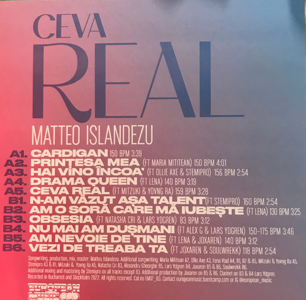 Matteo Islandezu - Ceva Real L.P., (Disc Vinil) [2]