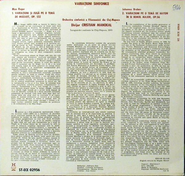 Max Reger - Symphonic Variations: Variations On A Theme By Mozart / Variations On A Theme By Haydn [2]