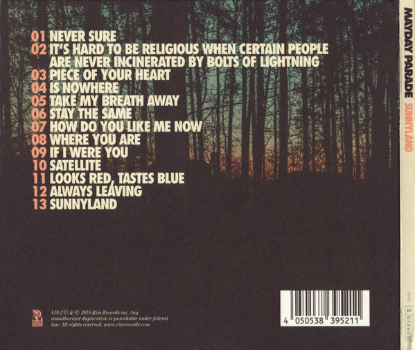 Mayday Parade – Sunnyland (CD) [2]
