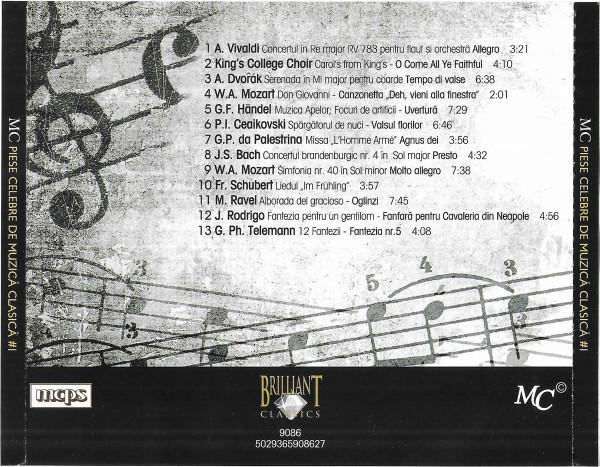 MC (Muzică Clasică) Piese Celebre De Muzică Clasică #1 (CD) [2]