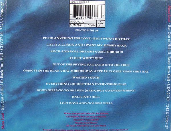 Meat Loaf - Bat Out Of Hell II: Back Into Hell, (CD) [2]