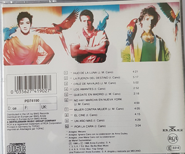 Mecano - Descanso Dominical (CD) [2]