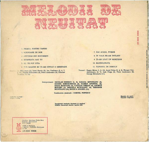 Melodii De Neuitat  [2]