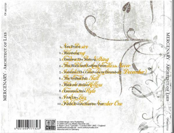 Mercenary - Architect Of Lies (CD) [2]