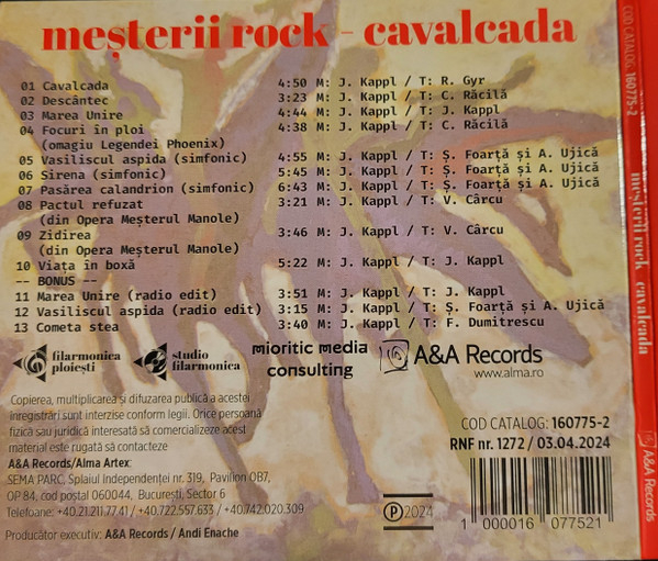 Meșterii Rock – Cavalcada (CD) [2]