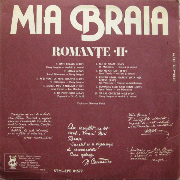 Mia Braia - Romanțe •II• [2]