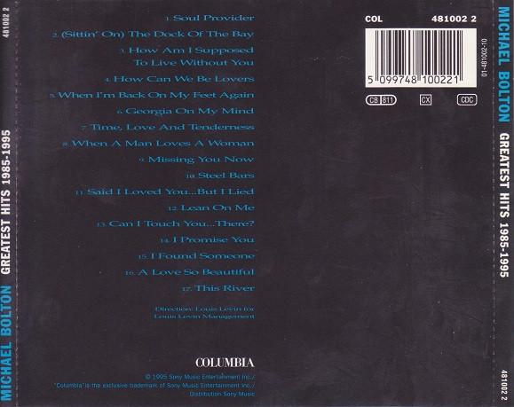 Michael Bolton - Greatest Hits (1985 - 1995) (CD) [2]