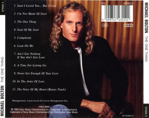 Michael Bolton - The One Thing , (CD) [2]