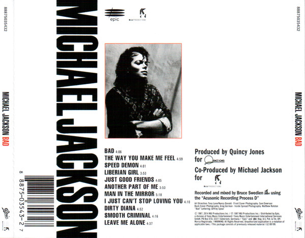 Michael Jackson – Bad (CD) [2]
