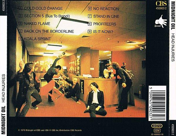 Midnight Oil - Head Injuries [2]