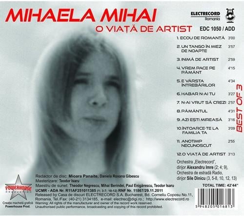 Mihaela Mihai - O Viață De Artist (Best Of 3) [2]
