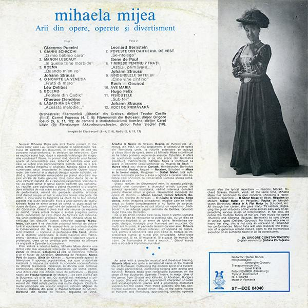 Mihaela Mijea - Arii Din Opere, Operete Și Divertisment [2]