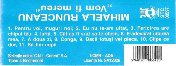 Mihaela Runceanu - Vom Fi Mereu, (Casetă Audio) [2]